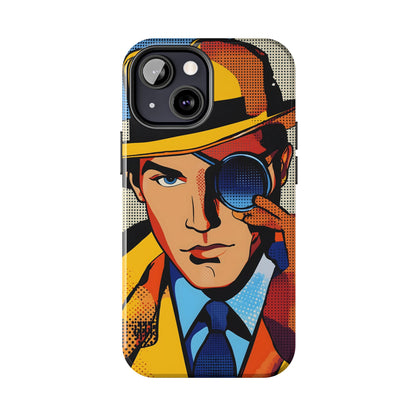 Tough Phone Cases Pop Art Modern Edge Guy Noir 03