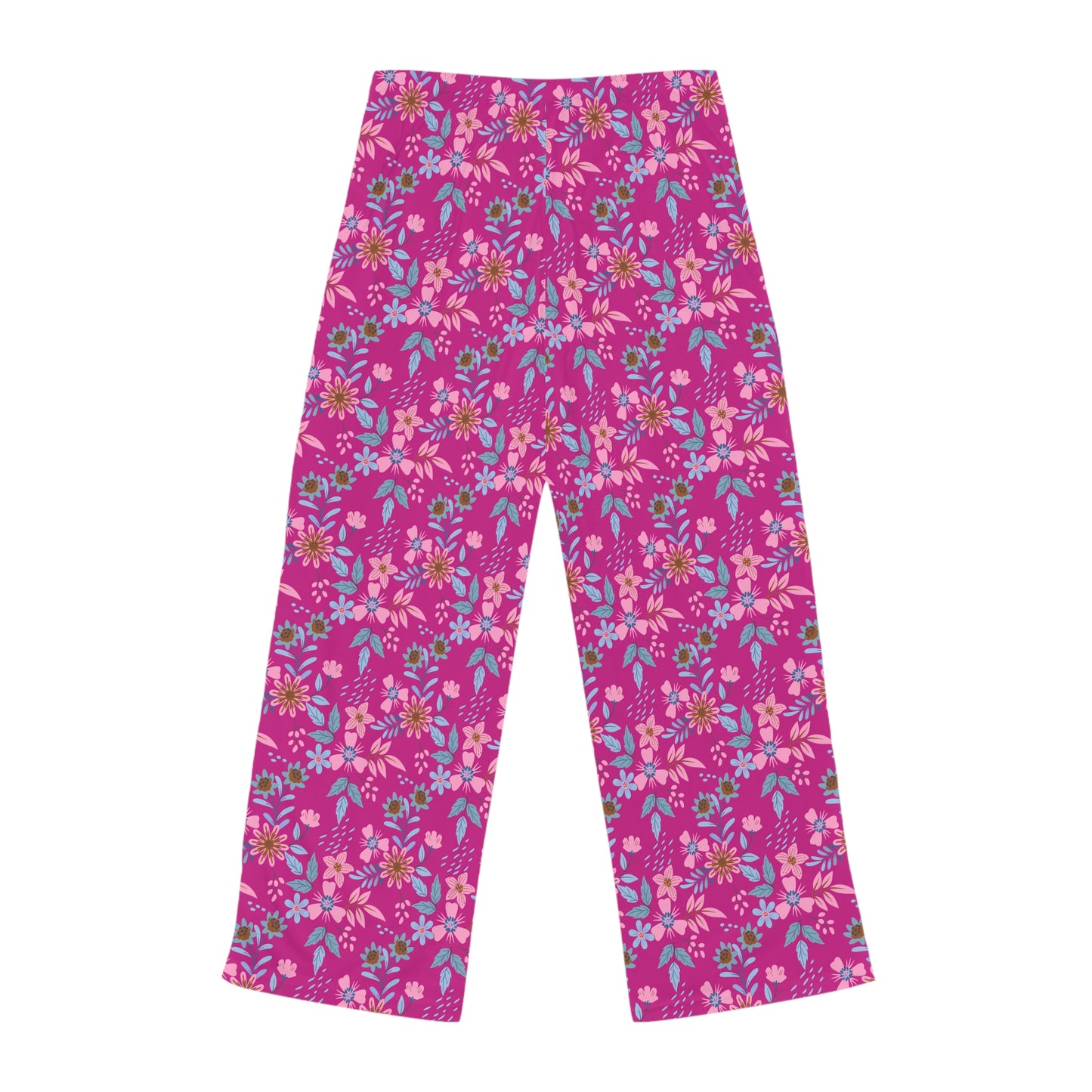 Women's Pajama Pants - Floral - Pink