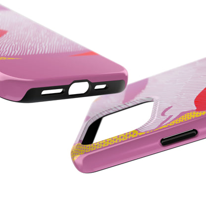 Tough Phone Cases Pop Art Modern Edge 01 Pink