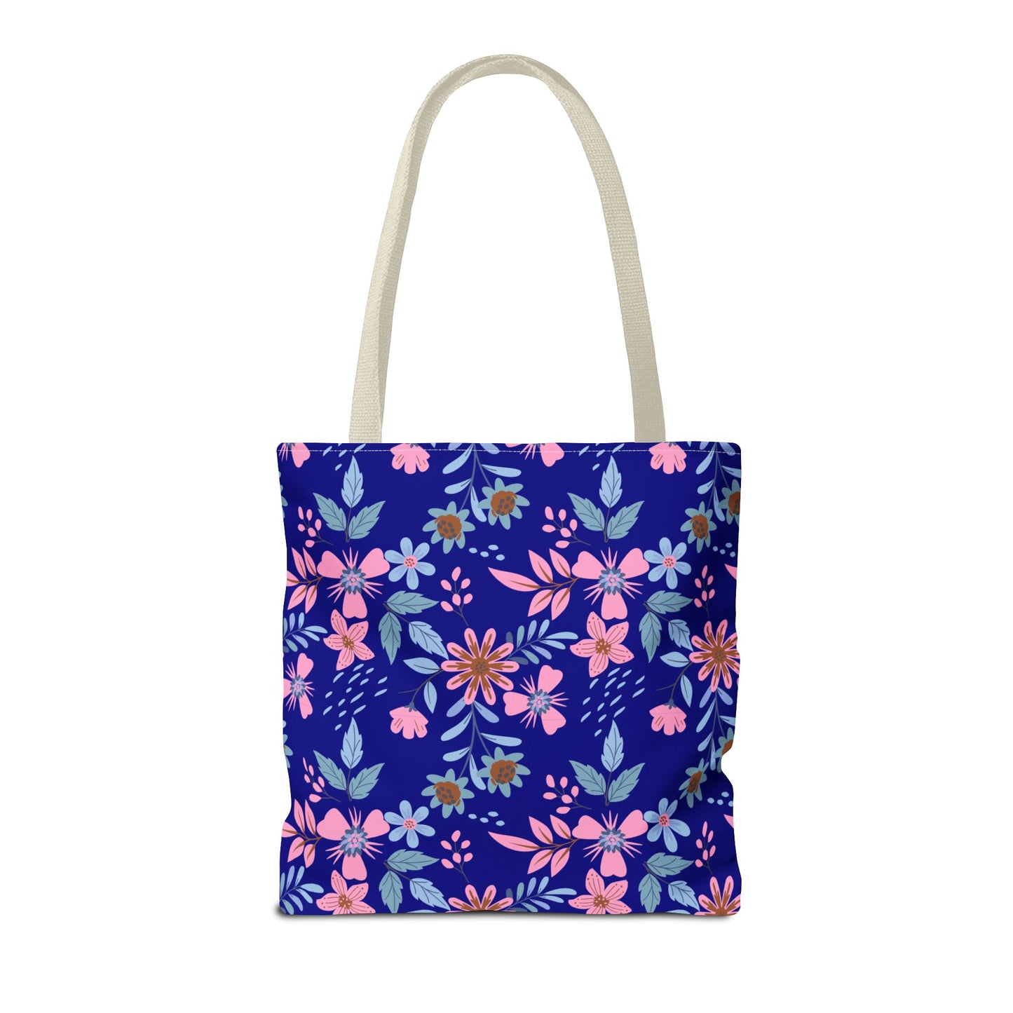 Tote Bag - Floral - Navy