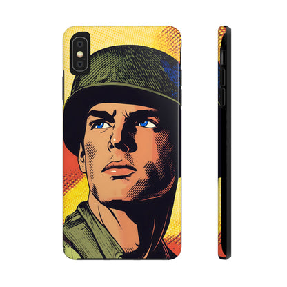 Tough Phone Cases Pop Art Modern Edge Soldier 04