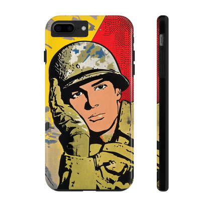 Tough Phone Cases Pop Art Modern Edge Soldier 03