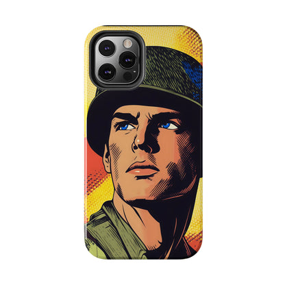 Tough Phone Cases Pop Art Modern Edge Soldier 04