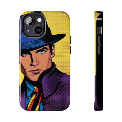 Tough Phone Cases Pop Art Modern Edge Guy Noir 04