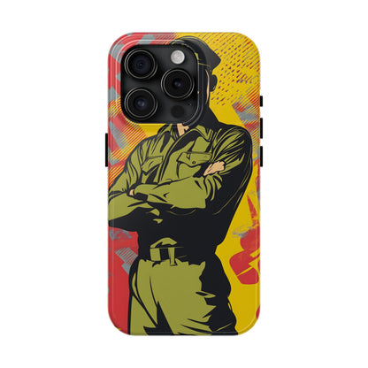 Tough Phone Cases Pop Art Modern Edge Soldier 01