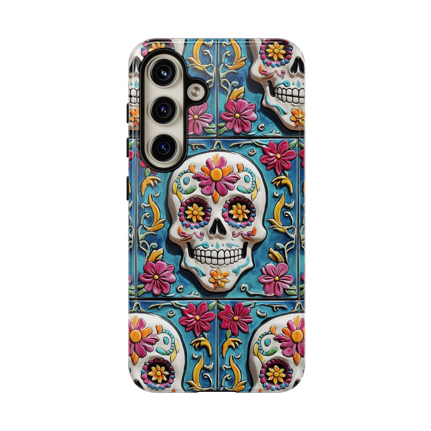 Tough Cases Day of the Dead Dia de Los Muertos Sugar Skull 0001