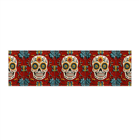 Sugar Skull Bumper Stickers 016 Day of the Dead Dia de Los Muertos, Halloween Decor - Car Decals, Laptop Stickers