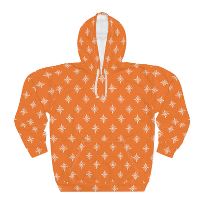 Unisex Pullover Hoodie Geometric Snowflake 002 Custa