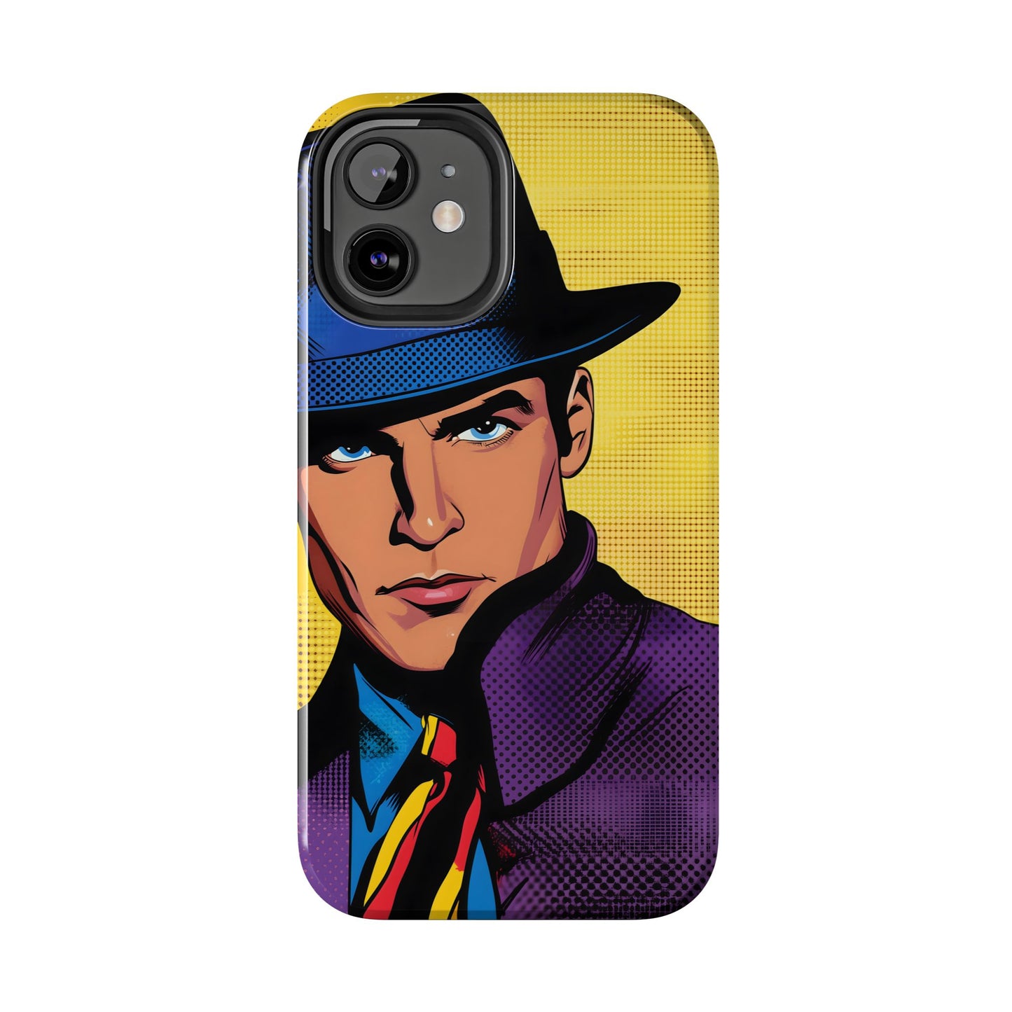 Tough Phone Cases Pop Art Modern Edge Guy Noir 04