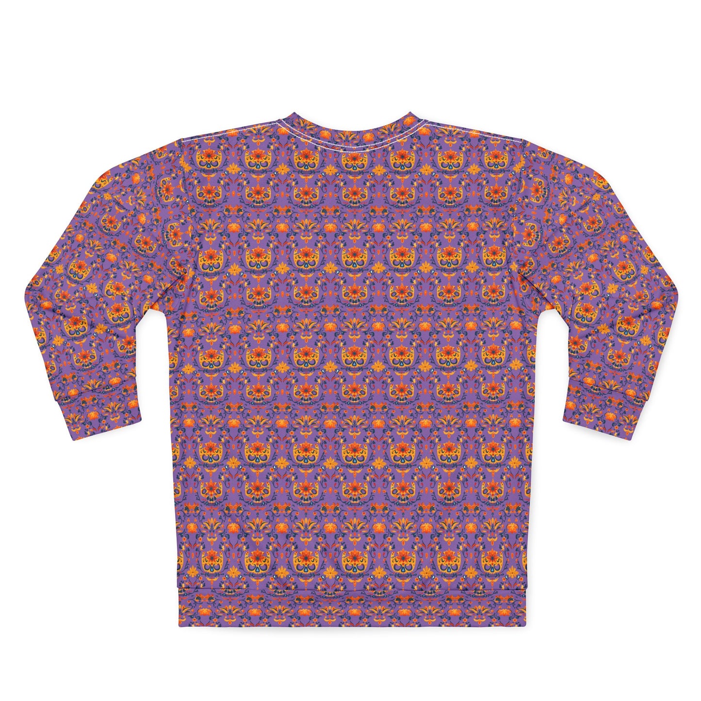 Unisex Sweatshirt Day of the Dead Dia de Los Muertos Sugar Skull Light Purple