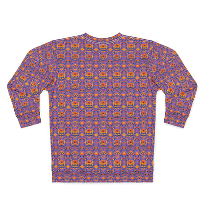 Unisex Sweatshirt Day of the Dead Dia de Los Muertos Sugar Skull Light Purple