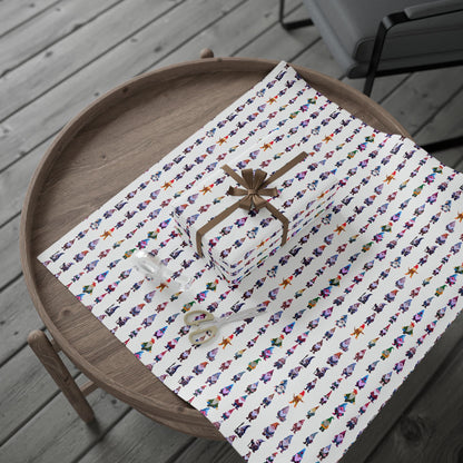 White-Gnome  Wrapping Papers