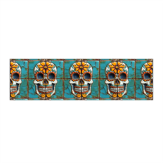 Sugar Skull Bumper Stickers 003, Day of the Dead Dia de Los Muertos, Halloween Decor - Car Decals, Laptop Stickers