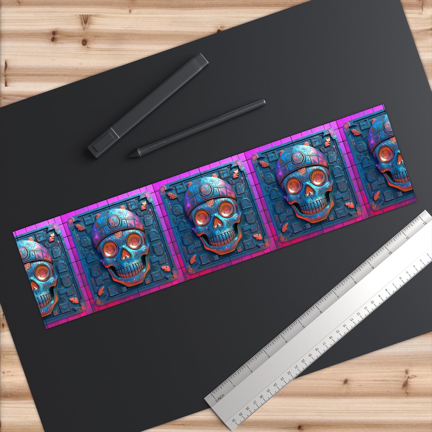 Sugar Skull Bumper Stickers 012, Day of the Dead Dia de Los Muertos, Halloween Decor - Car Decals, Laptop Stickers