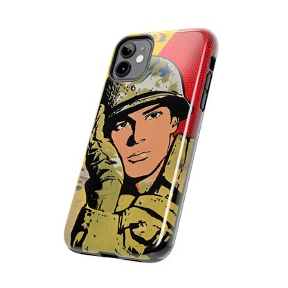 Tough Phone Cases Pop Art Modern Edge Soldier 03