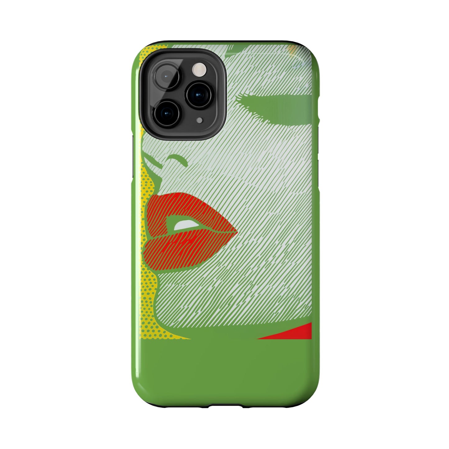 Tough Phone Cases Pop Art Modern Edge 01 Green