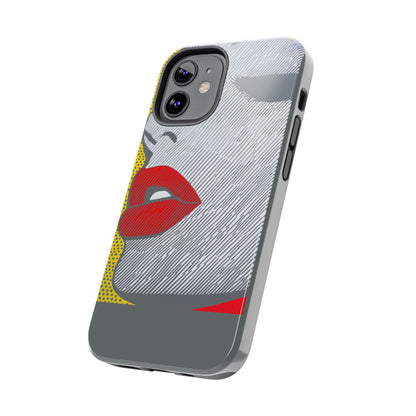 Tough Phone Cases Pop Art Modern Edge 01 Gray