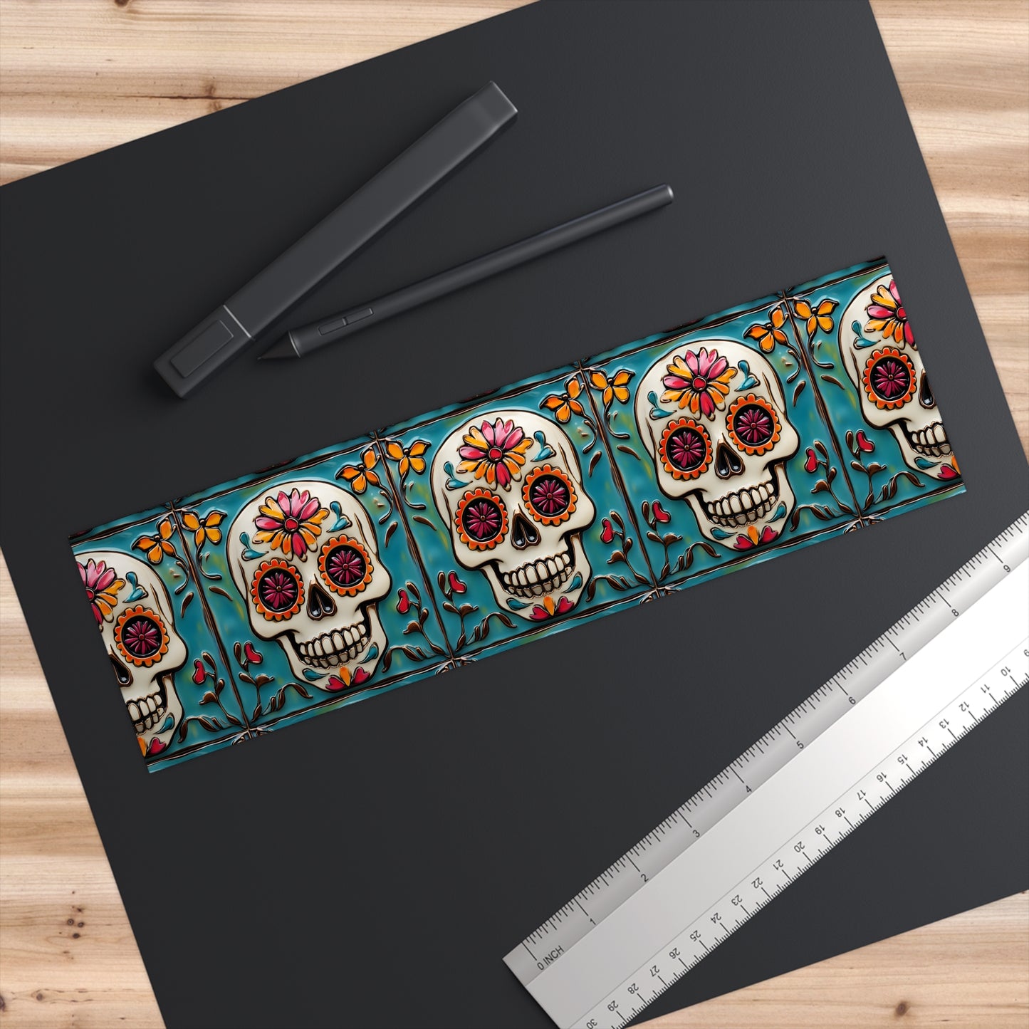 Sugar Skull Bumper Stickers 010, Day of the Dead Dia de Los Muertos, Halloween Decor - Car Decals, Laptop Stickers