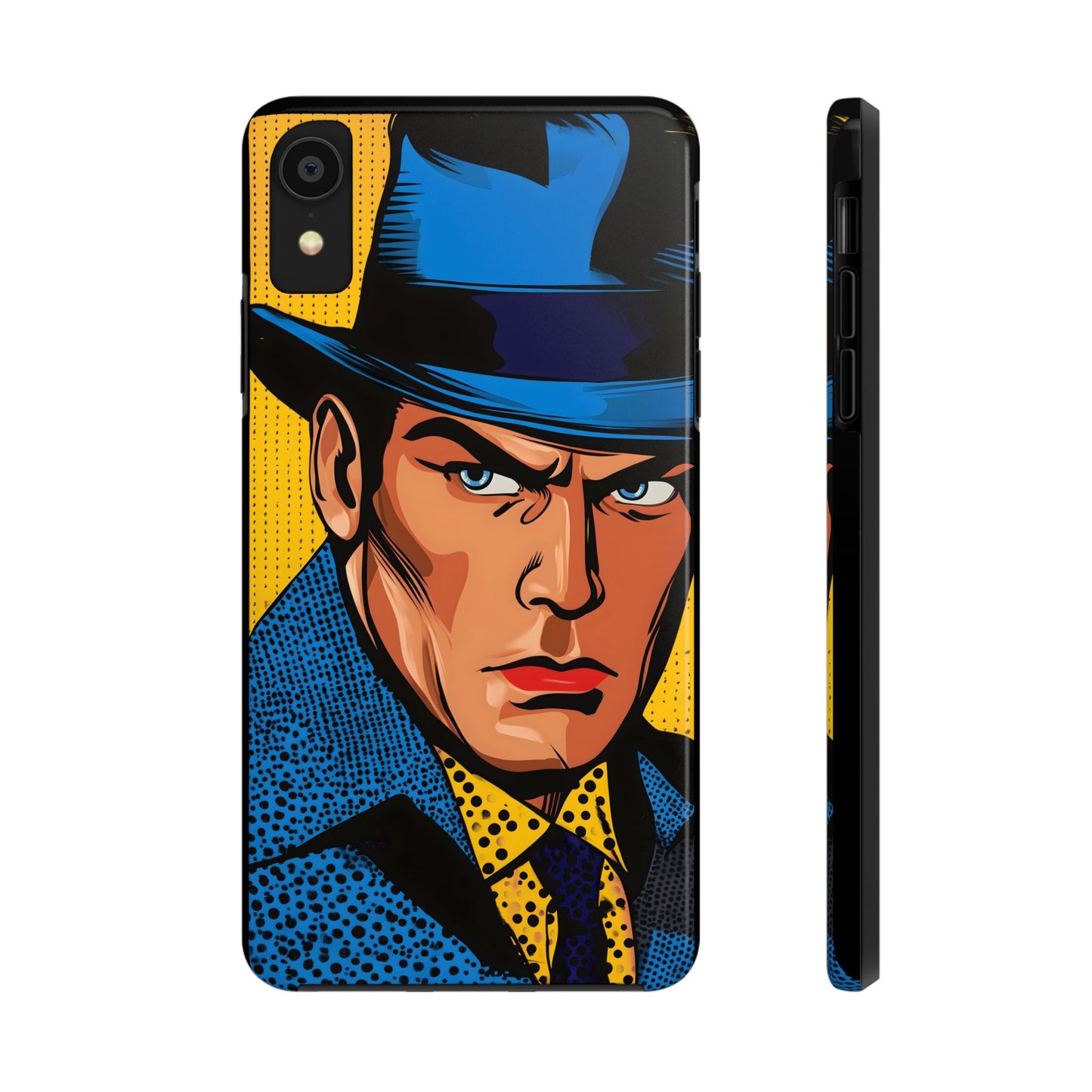 Tough Phone Cases Pop Art Modern Edge Guy Noir 02