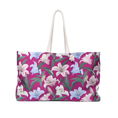 Weekender Bag - Flower Floret - Pink