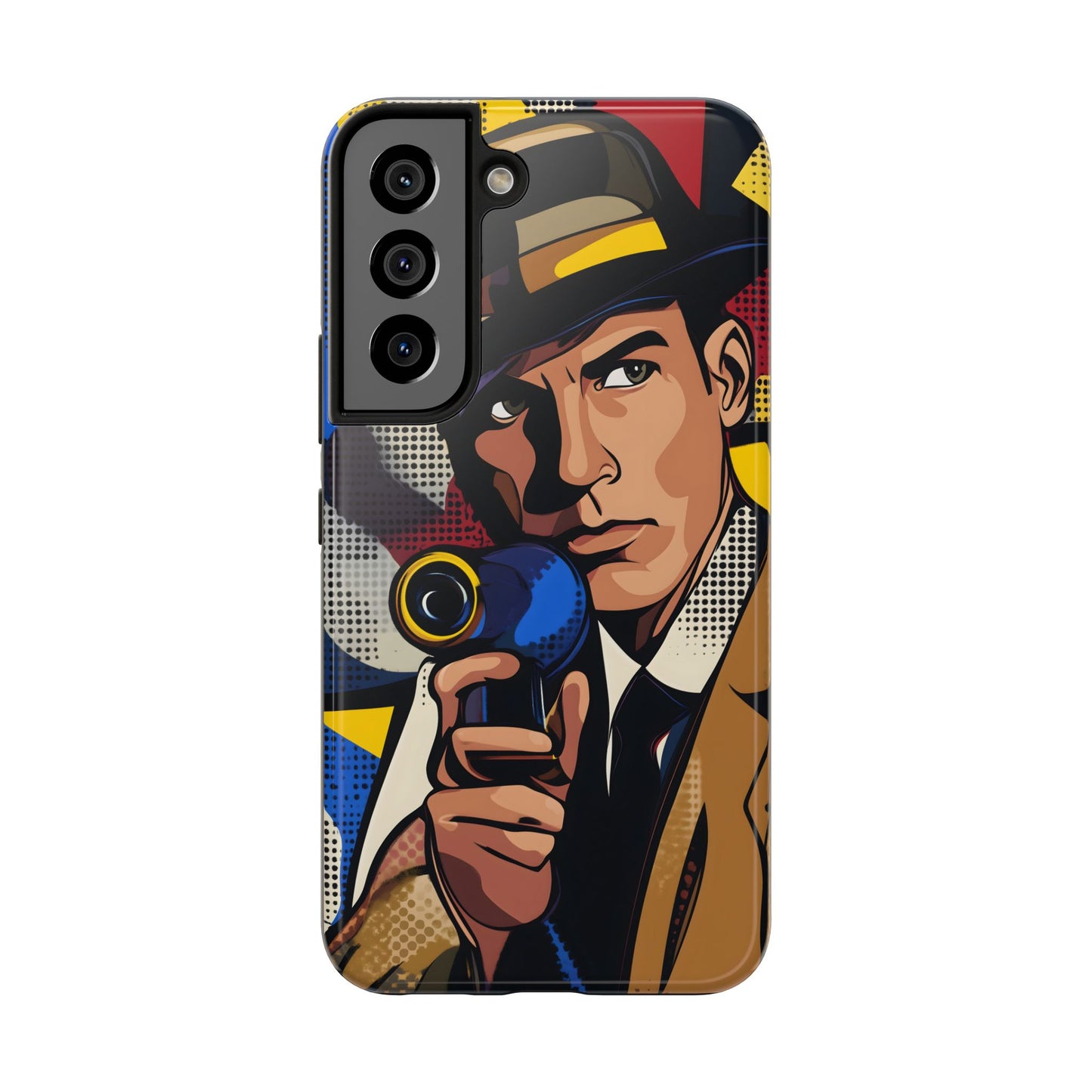 Tough Phone Cases Pop Art Modern Edge Guy Noir 01