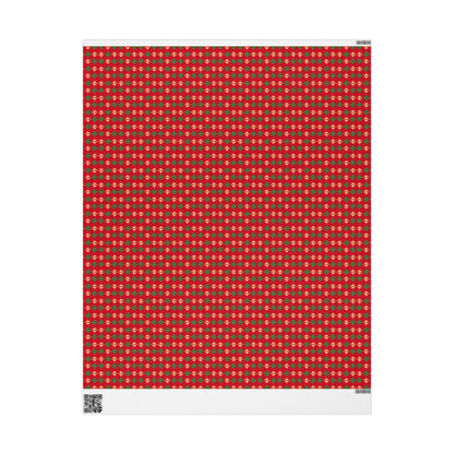 Wrapping Papers Christmas Elves Clog Red