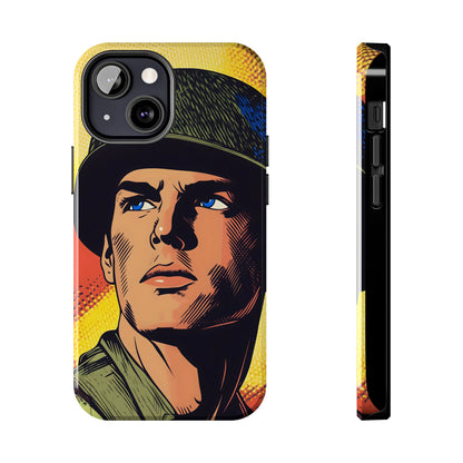 Tough Phone Cases Pop Art Modern Edge Soldier 04