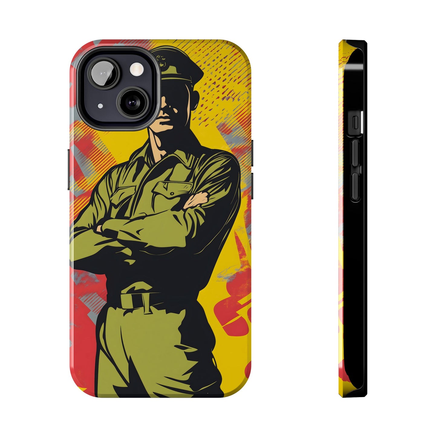 Tough Phone Cases Pop Art Modern Edge Soldier 01