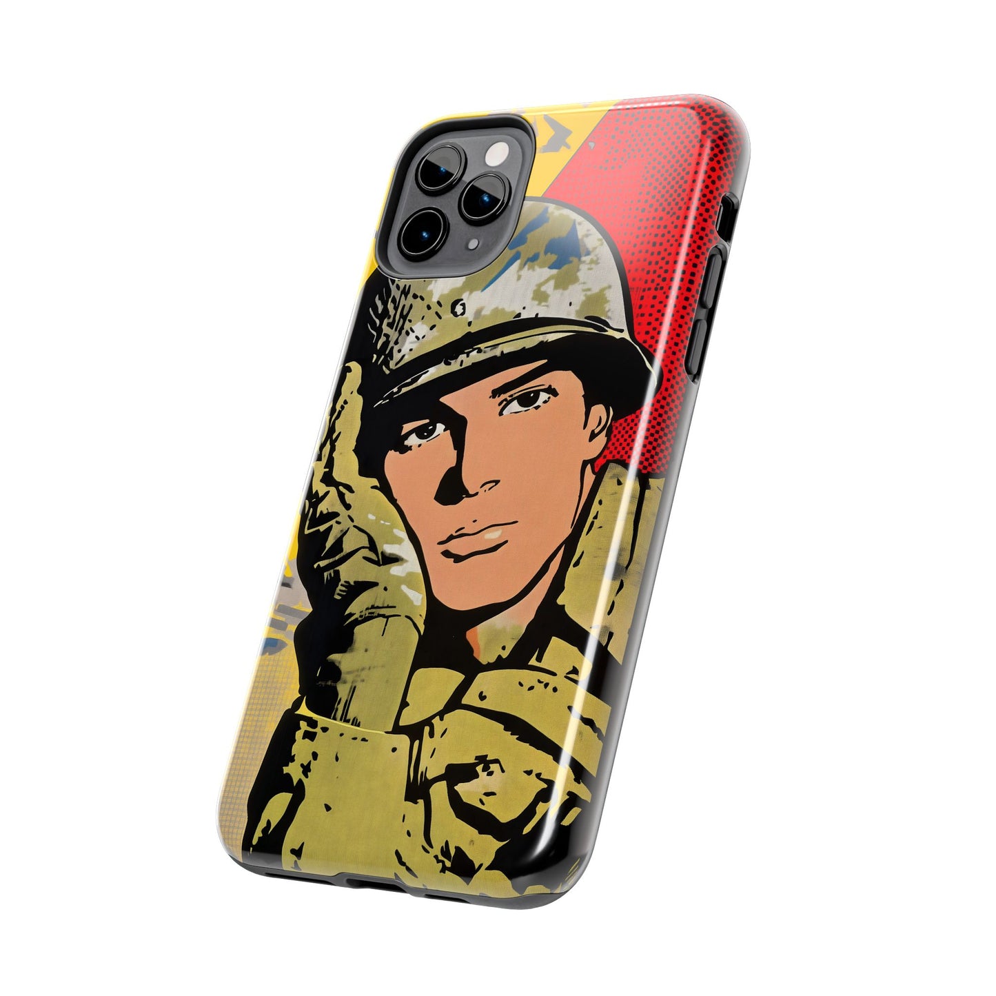 Tough Phone Cases Pop Art Modern Edge Soldier 03