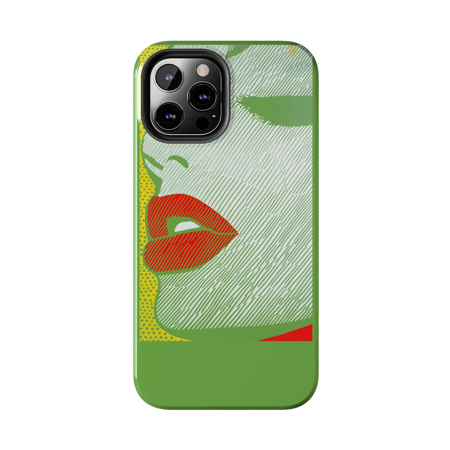 Tough Phone Cases Pop Art Modern Edge 01 Green