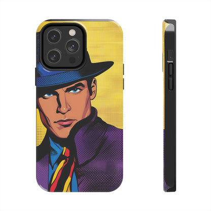 Tough Phone Cases Pop Art Modern Edge Guy Noir 04