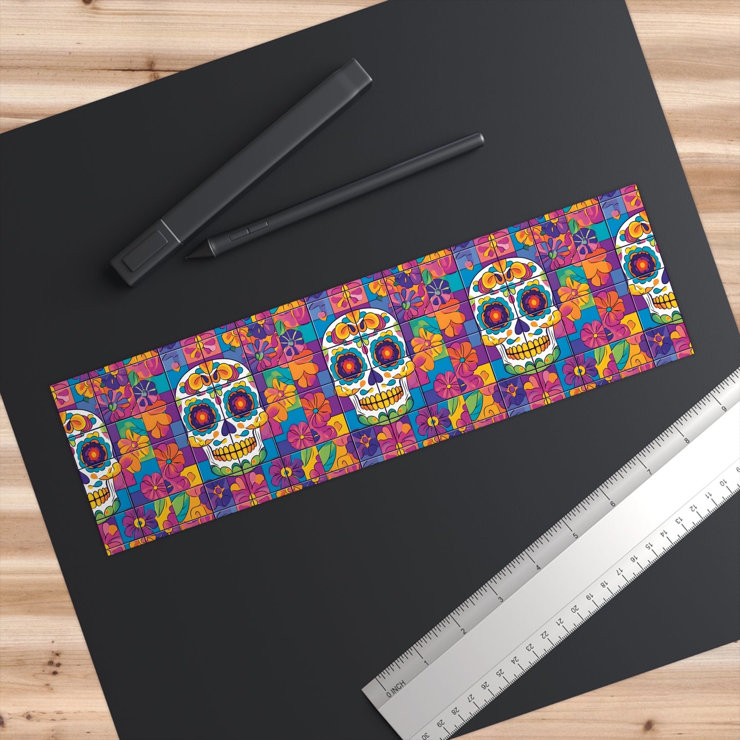 Sugar Skull Bumper Stickers 023 Day of the Dead Dia de Los Muertos, Halloween Decor - Car Decals, Laptop Stickers