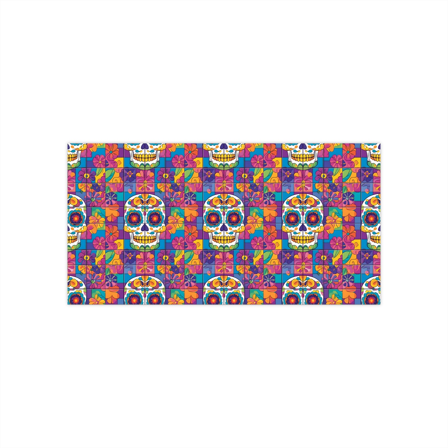 Sugar Skull Bumper Stickers 023 Day of the Dead Dia de Los Muertos, Halloween Decor - Car Decals, Laptop Stickers