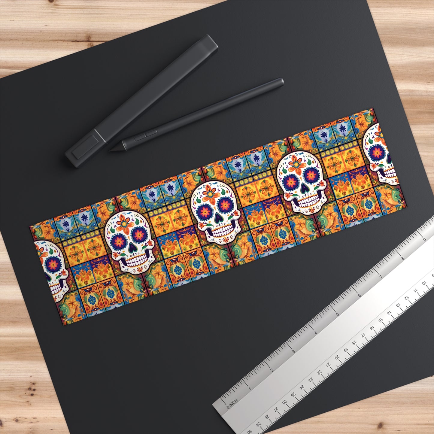 Sugar Skull Bumper Stickers 022 Day of the Dead Dia de Los Muertos, Halloween Decor - Car Decals, Laptop Stickers