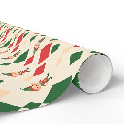 Wrapping Papers Christmas Elves Dance