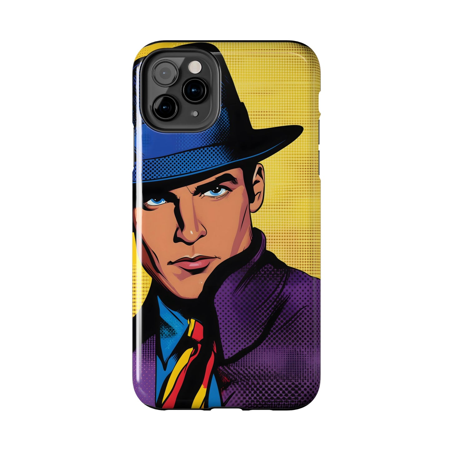 Tough Phone Cases Pop Art Modern Edge Guy Noir 04