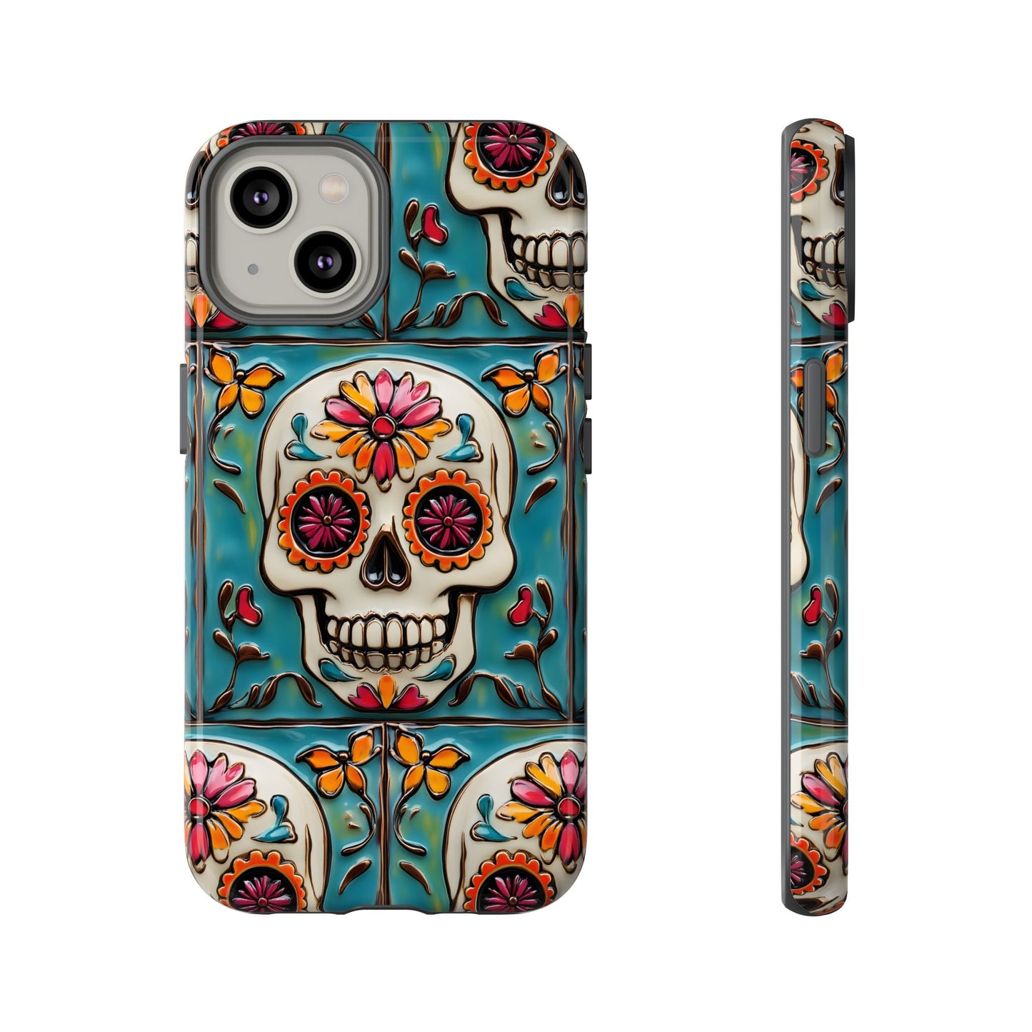 Tough Cases Day of the Dead Dia de Los Muertos Sugar Skull 0010