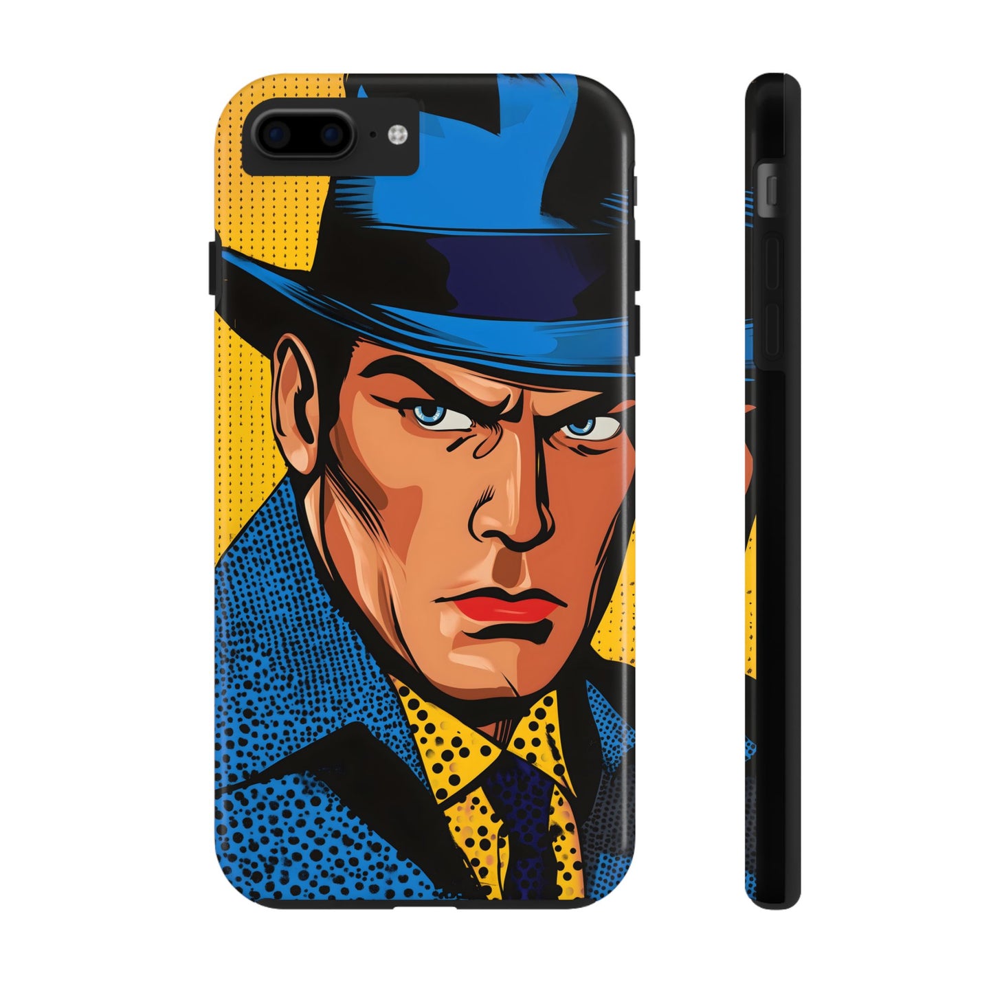 Tough Phone Cases Pop Art Modern Edge Guy Noir 02