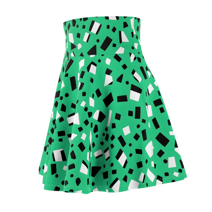 Women's Skater Skirt Memphis Green 02