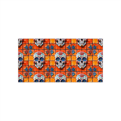 Sugar Skull Bumper Stickers 008, Day of the Dead Dia de Los Muertos, Halloween Decor - Car Decals, Laptop Stickers