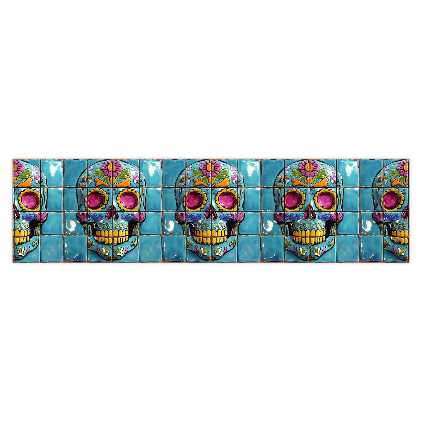 Sugar Skull Bumper Stickers 014, Day of the Dead Dia de Los Muertos, Halloween Decor - Car Decals, Laptop Stickers