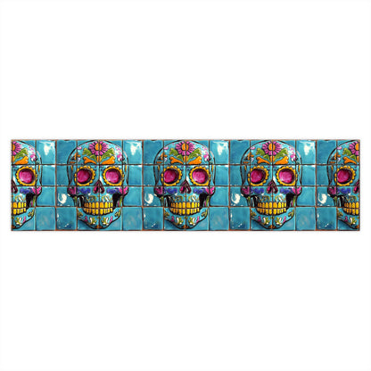 Sugar Skull Bumper Stickers 014, Day of the Dead Dia de Los Muertos, Halloween Decor - Car Decals, Laptop Stickers