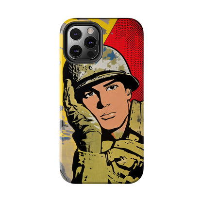 Tough Phone Cases Pop Art Modern Edge Soldier 03