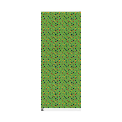 Wrapping Papers Christmas Reindeer Green