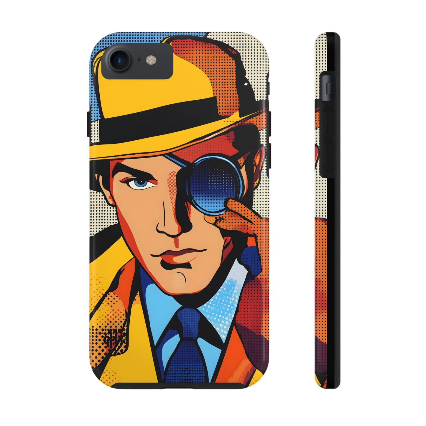 Tough Phone Cases Pop Art Modern Edge Guy Noir 03