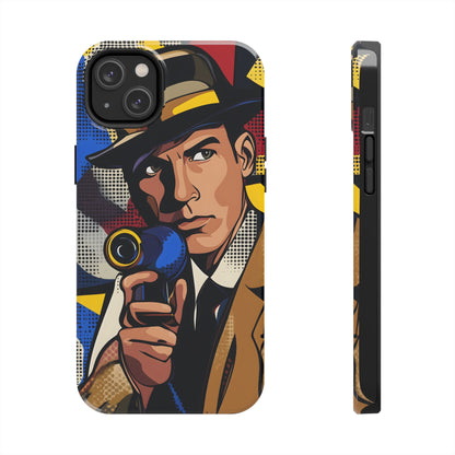 Tough Phone Cases Pop Art Modern Edge Guy Noir 01