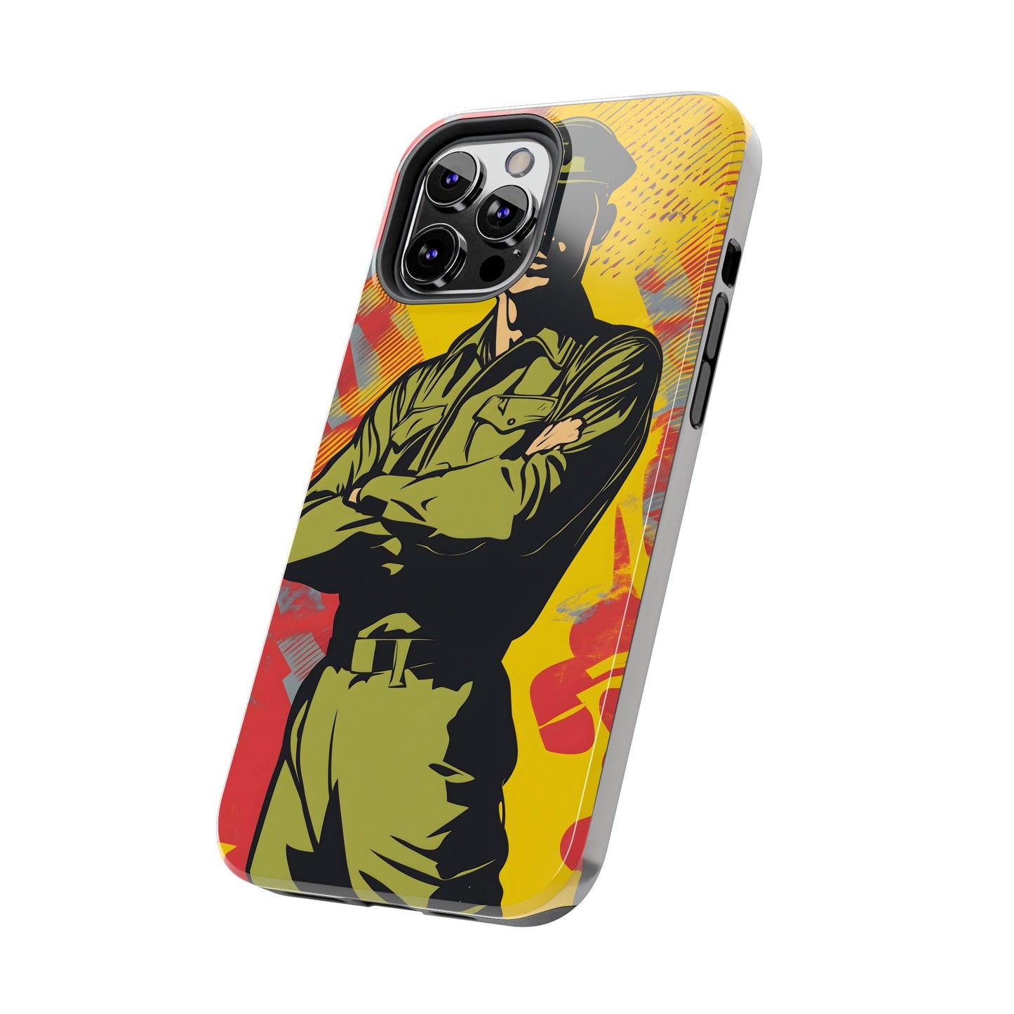 Tough Phone Cases Pop Art Modern Edge Soldier 01