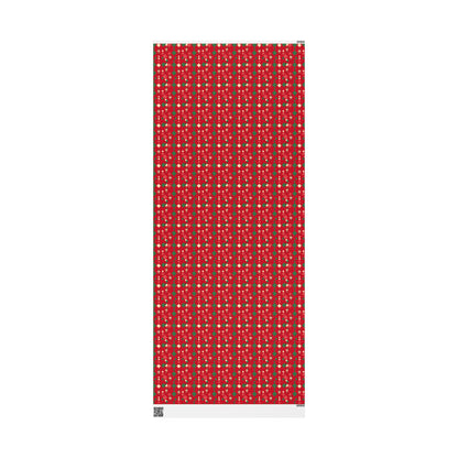 Wrapping Papers Christmas Elves Dance Red