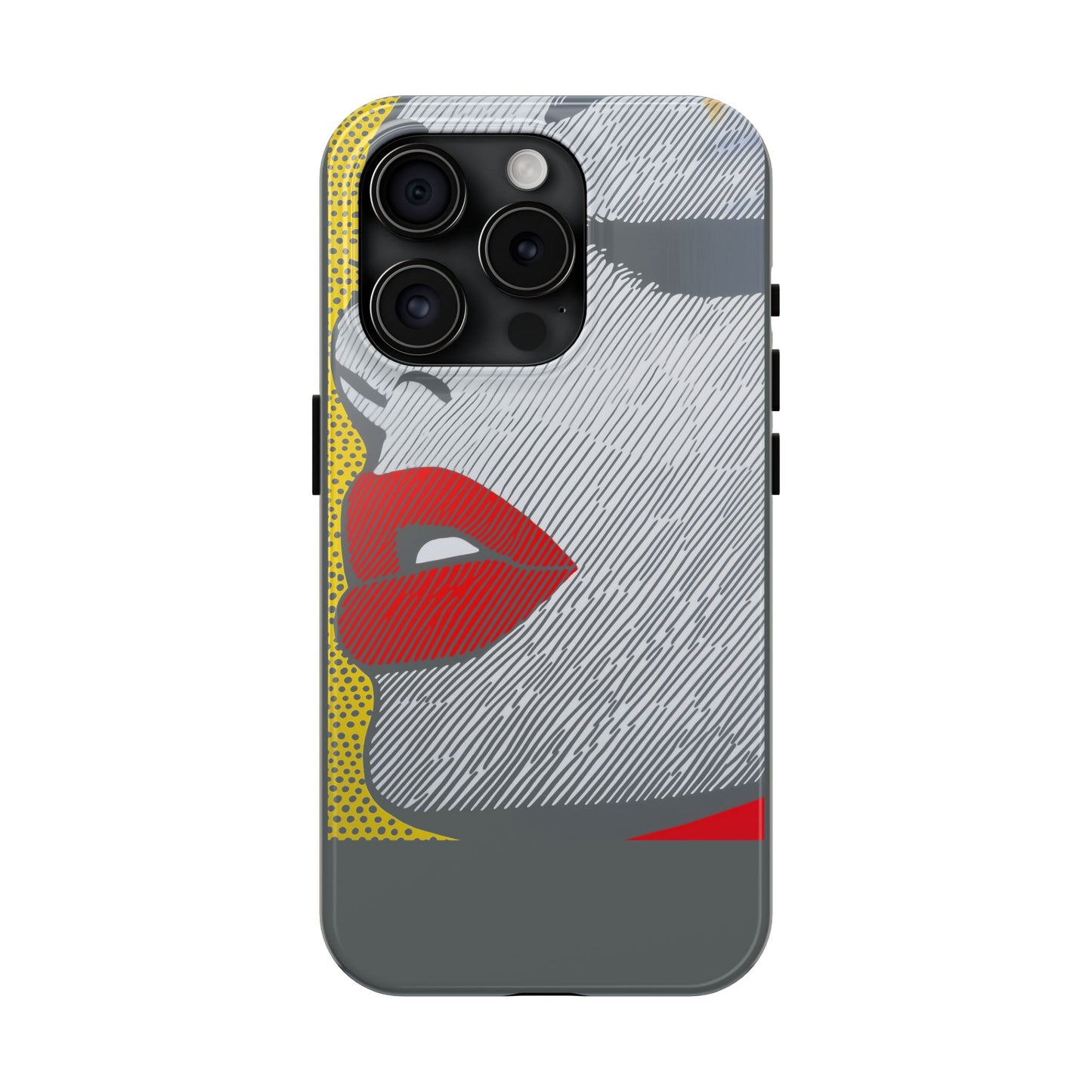 Tough Phone Cases Pop Art Modern Edge 01 Gray