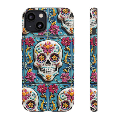 Tough Cases Day of the Dead Dia de Los Muertos Sugar Skull 0001